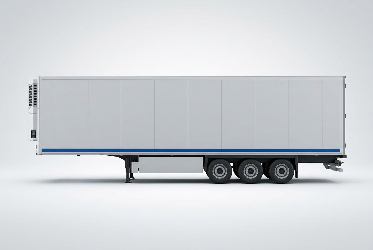 Box and reefer semi-trailer